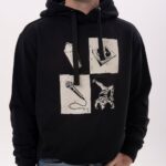 BLUZA 4 ELEMENTY IKONY - CZARNA