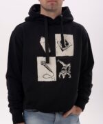 BLUZA 4 ELEMENTY IKONY - CZARNA