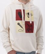 BLUZA 4 ELEMENTY IKONY - ECRU