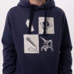 BLUZA 4 ELEMENTY IKONY - GRANATOWA