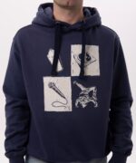 BLUZA 4 ELEMENTY IKONY - GRANATOWA