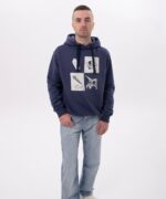 BLUZA 4 ELEMENTY IKONY - GRANATOWA - obrazek 3