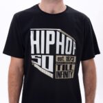 KOSZULKA 50TH ANNIVERSARY OF HIPHOP GOLD - CZARNA