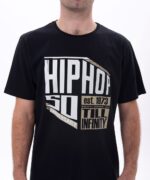 KOSZULKA 50TH ANNIVERSARY OF HIPHOP GOLD - CZARNA