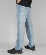 SPODNIE JEANS STR8 REGULAR - JASNONIEBIESKIE - obrazek 3